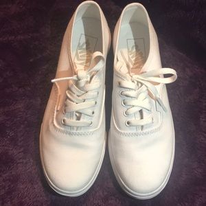 Authentic Lo Pro White Vans